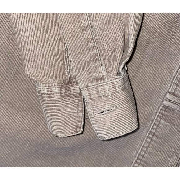 J Jill Tan Cordouroy Shirt - Picture 2 of 7